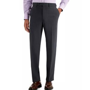 NWT Nautica Modern-Fit Bi-Stretch Suit Pants, Charcoal, Men’s 47W x 32L